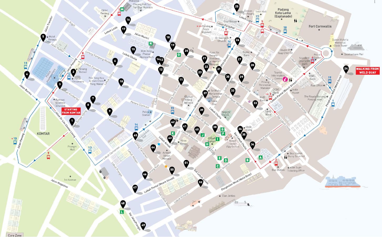 Penang Street Art Map – Interactive Google Map - The Stupid Bear