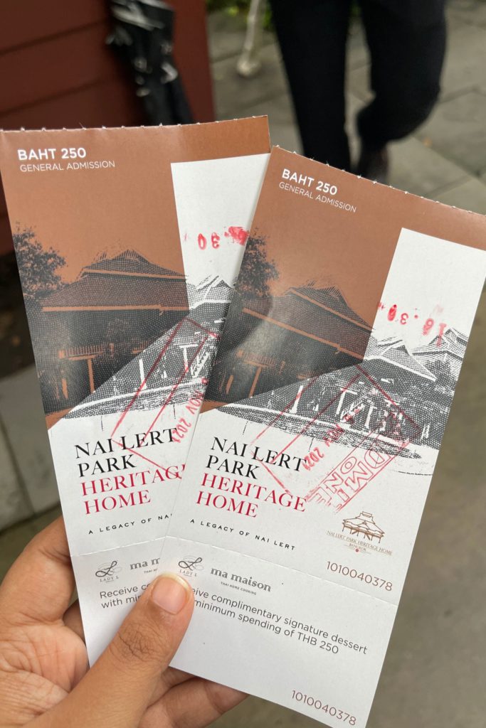 Tickets for Nai Lert Heritage Home