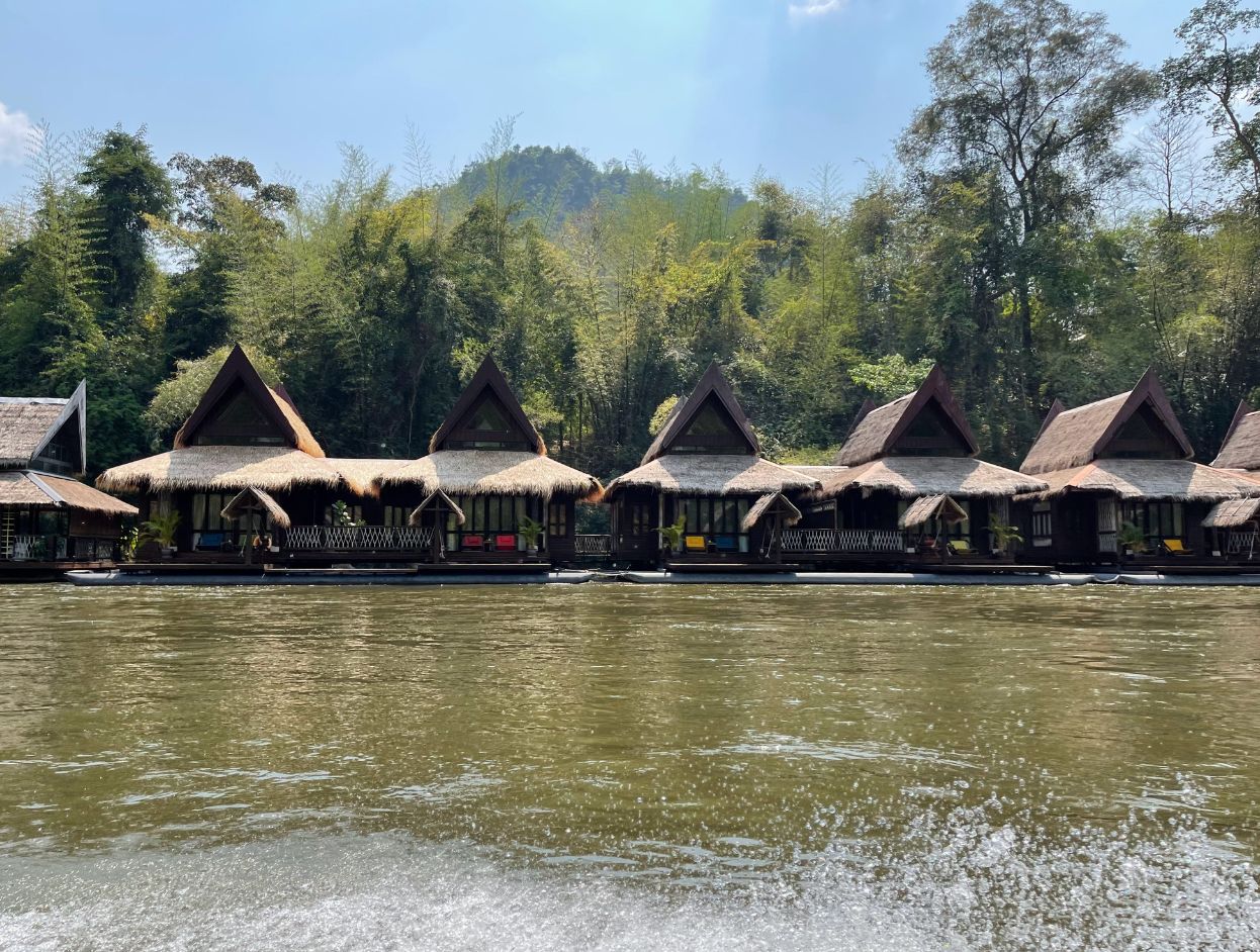 Stay at a Floating Raft Hotel on river Kwai, Thailand - The Stupid Bear